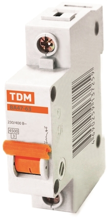 TDM ELECTRIC SQ0218-0005 Авт. выкл.ВА47-63 1Р 25А 4,5кА х-ка С TDM